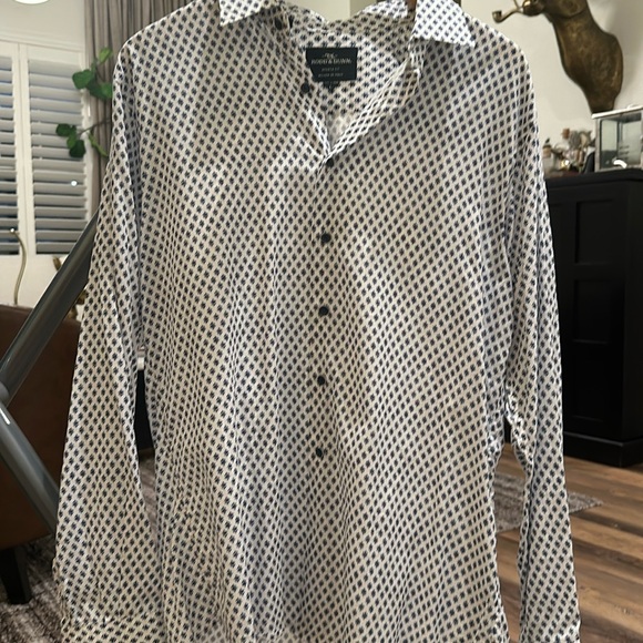 Rodd & Gunn Seaward Downs Geo Botton Up Shirt. Size Large Excellent Condition! - Picture 1 of 10